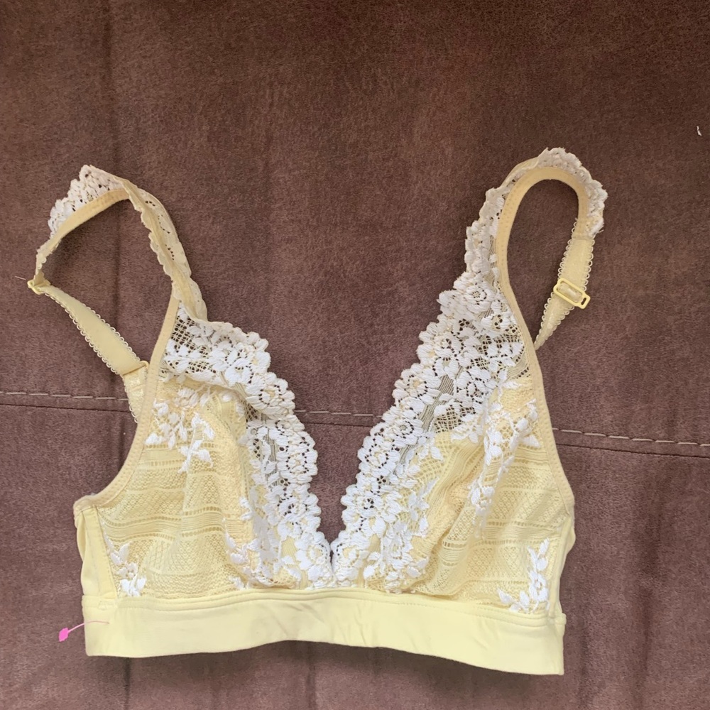 dainty yellow bralette